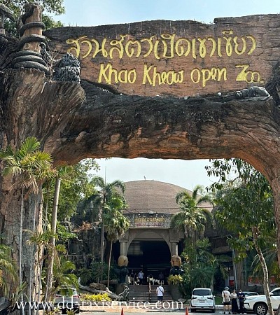 Taxi from Pattaya to Khao Kheow Open Zoo